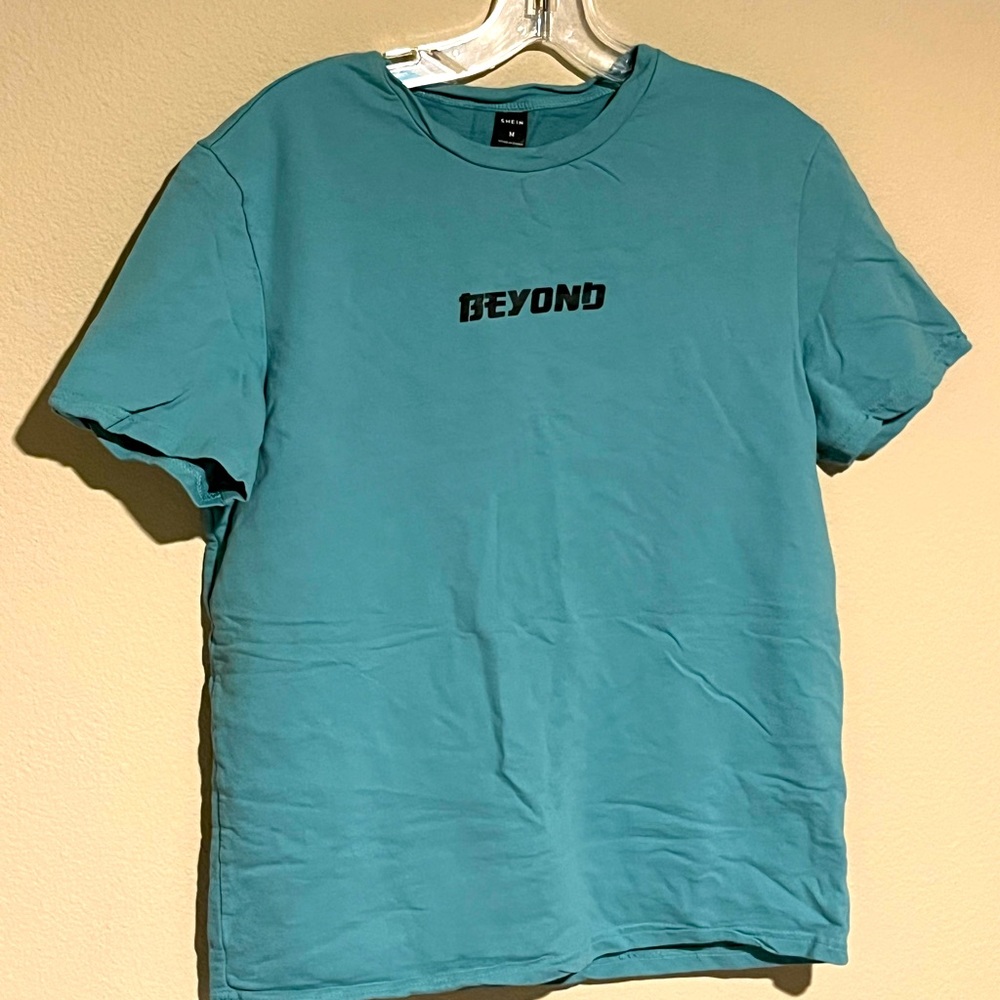 SHEIN Teal T shirt